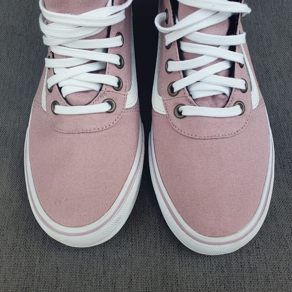 VANS MILTON HI Tops Baseball Boots Lace Up Textile TRAINERS Heather Uk6 - Picture 8 of 13